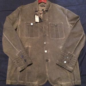 JOHN VARVATOS USA XXL Military Green Jacket NWT!